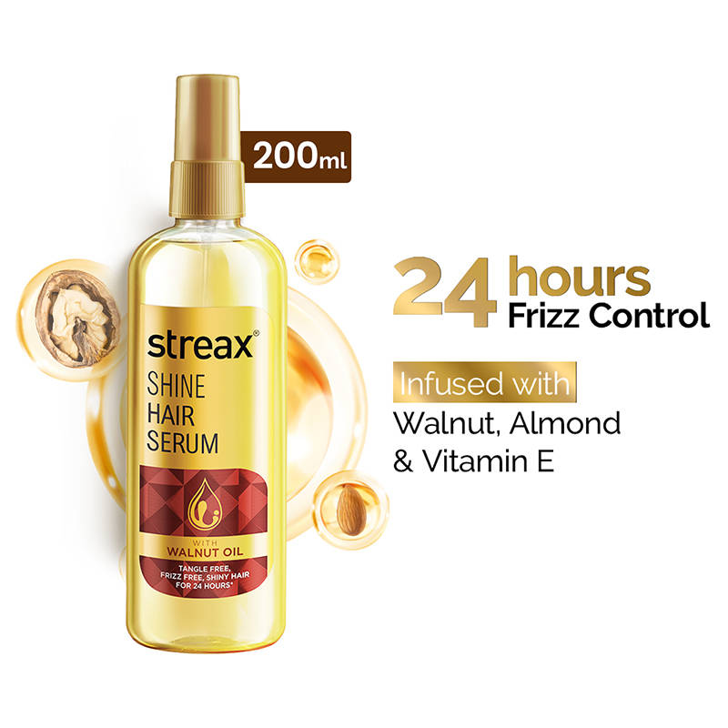 Hair Serum Vitalized with Walnut Oil, For Hair Smoothening & Shine, For Dry & Frizzy Hair | H85 - view 29