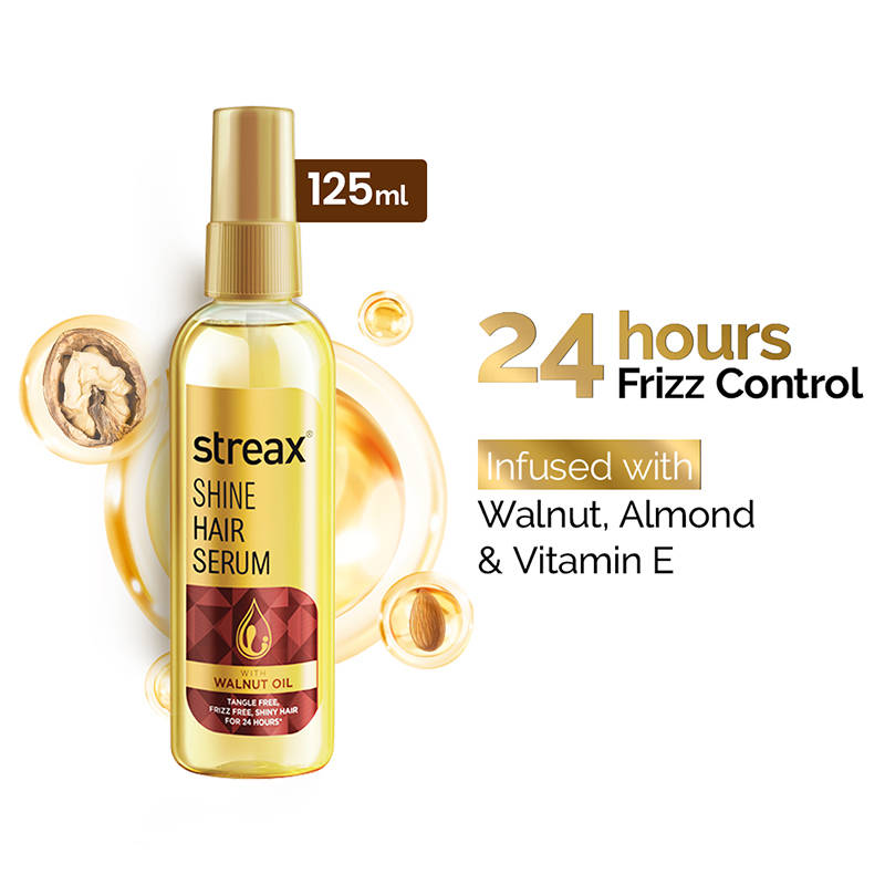 Hair Serum Vitalized with Walnut Oil, For Hair Smoothening & Shine, For Dry & Frizzy Hair | H85 - view 20