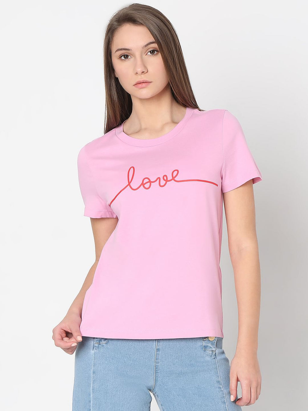 Pastel Lavender Cotton T-Shirt