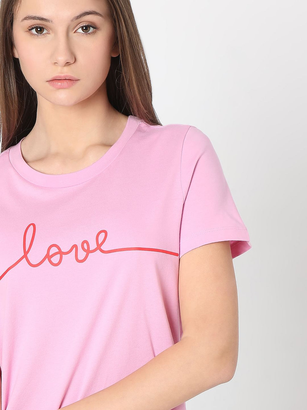 Pastel Lavender Cotton T-Shirt