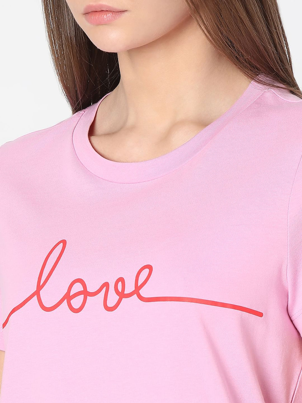 Pastel Lavender Cotton T-Shirt