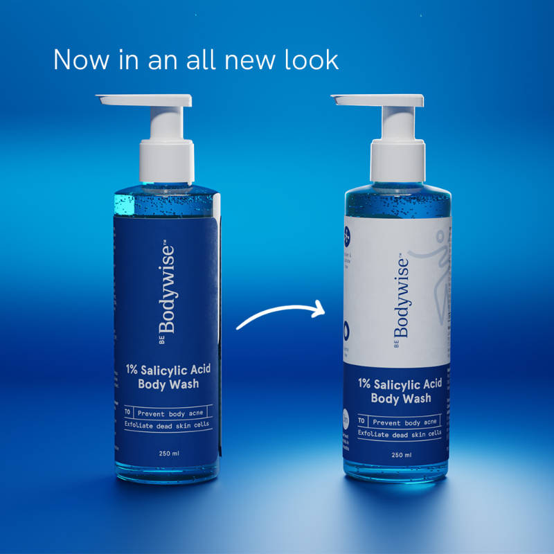 1% Salicylic Acid Body Wash, Treats Body Acne & Strawberry Skin - Exfoliating Shower Gel | BWS9 - view 14