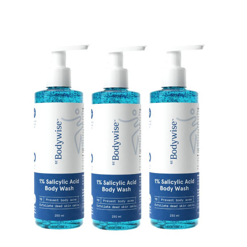 1% Salicylic Acid Body Wash - Prevents Body Acne - SLS & Paraben Free - Pack of 3 | BWS9 - view 1