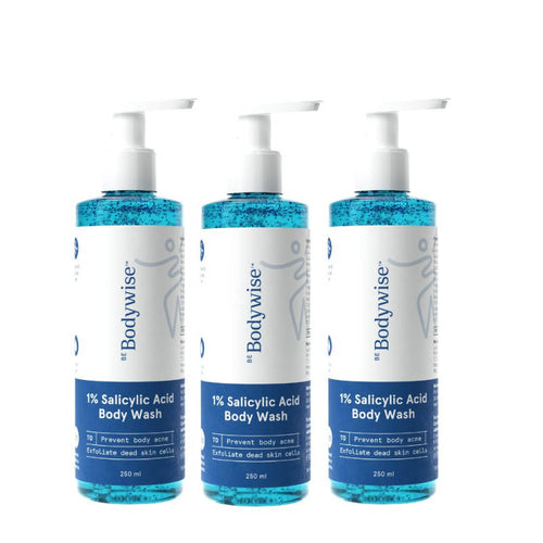 1% Salicylic Acid Body Wash - Prevents Body Acne - SLS & Paraben Free - Pack of 3 | BWS9 - view 1