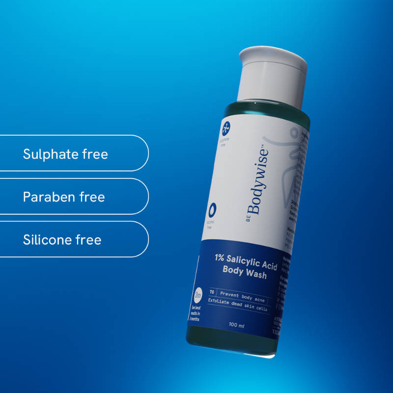 1% Salicylic Acid Body Wash, Treats Body Acne & Strawberry Skin - Exfoliating Shower Gel | BWS9 - view 6
