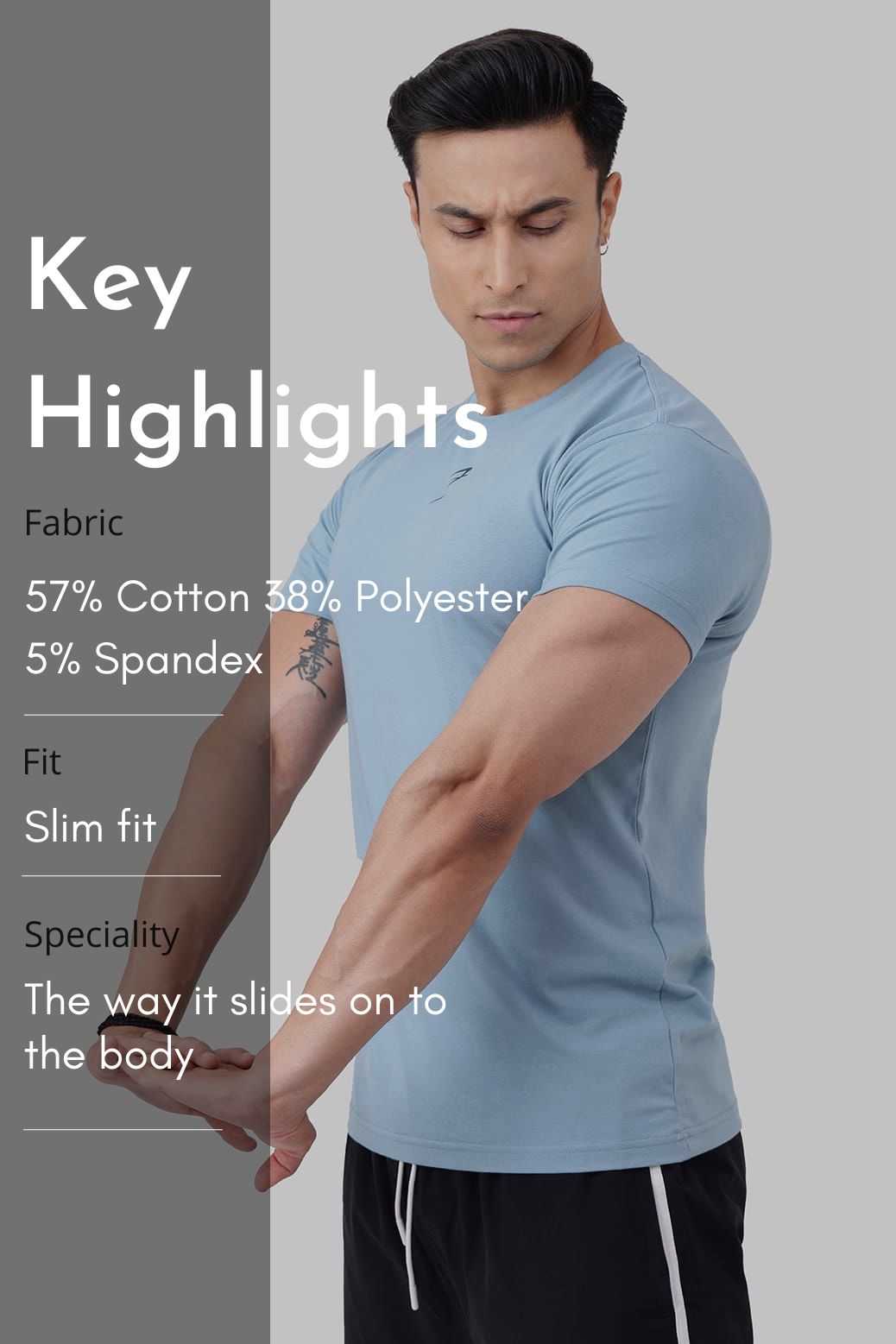 Pulse T-shirt Light Blue
