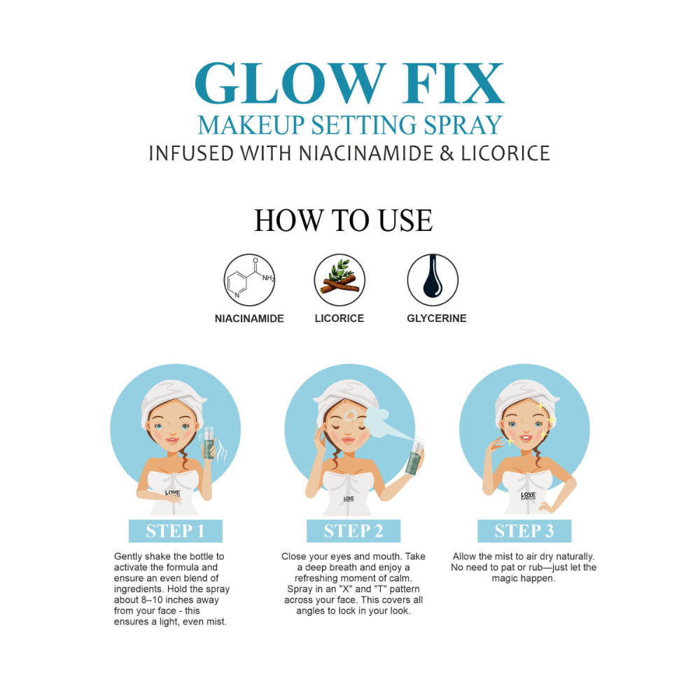 Makeup Setting Spray Glow Fix | F14 - view 4