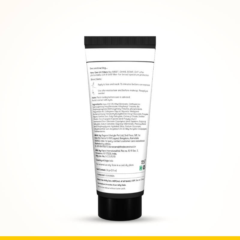 Gel Sunscreen SPF 50+ PA+++, No White Cast, Lightweight, Non-Greasy - In - Vivo Tested | FC3 - view 10
