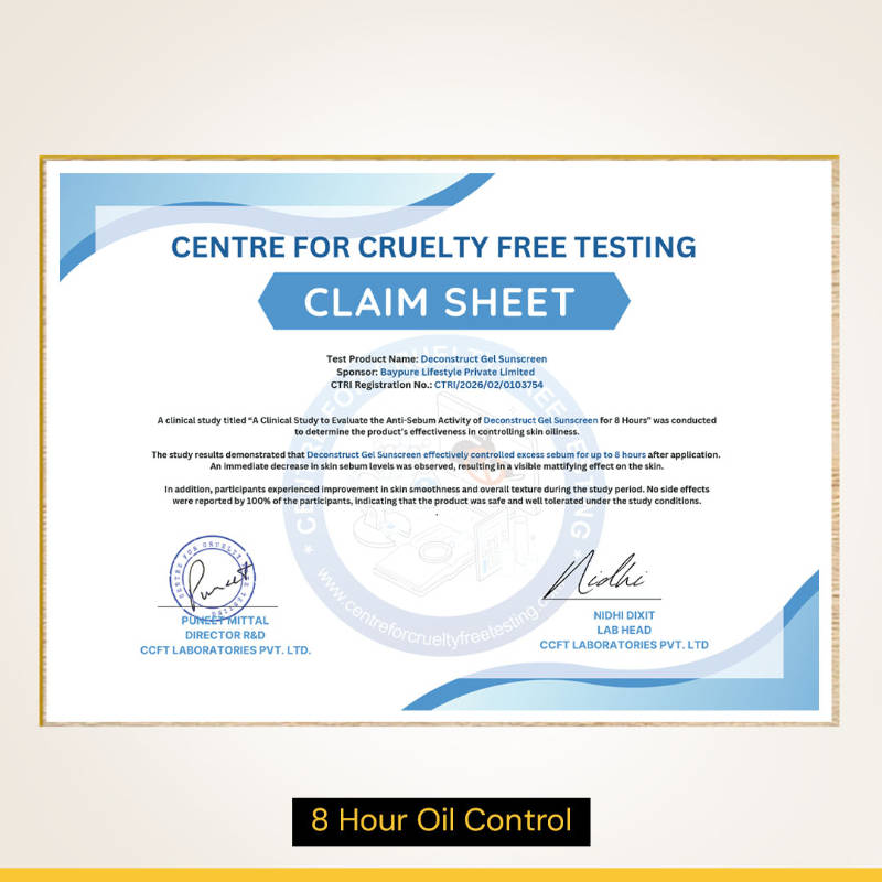 Gel Sunscreen SPF 50+ PA+++, No White Cast, Lightweight, Non-Greasy - In - Vivo Tested | FC3 - view 14