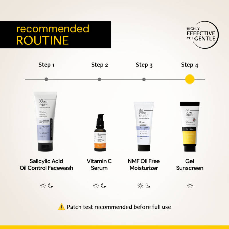Gel Sunscreen SPF 50+ PA+++, No White Cast, Lightweight, Non-Greasy - In - Vivo Tested | FC3 - view 8