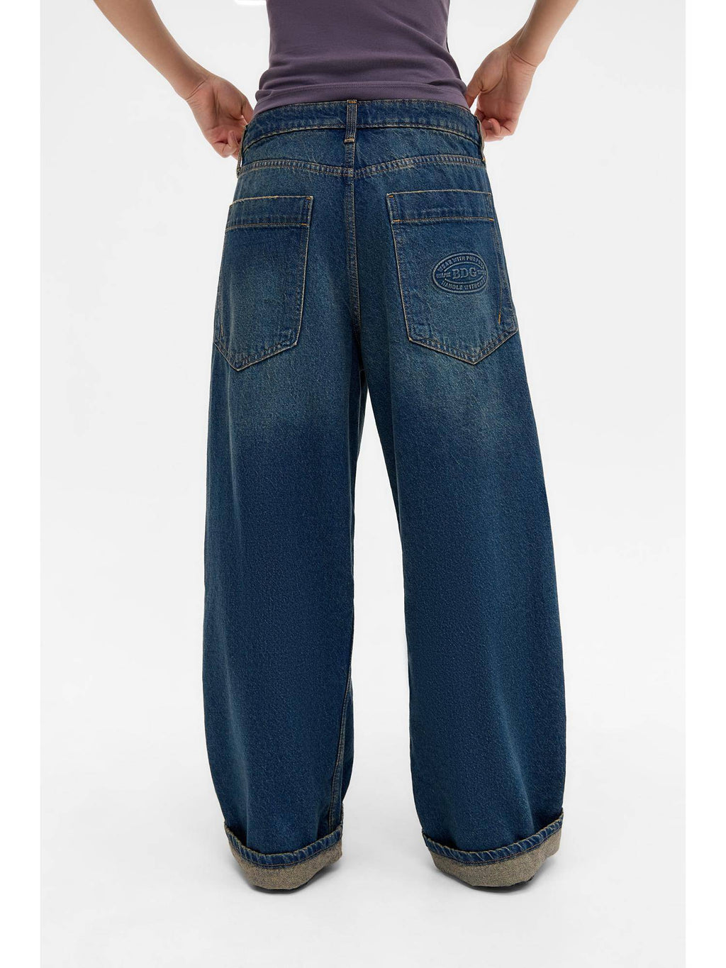 Jaya Texan Turn Up Blue Jeans | BG78 - view 2
