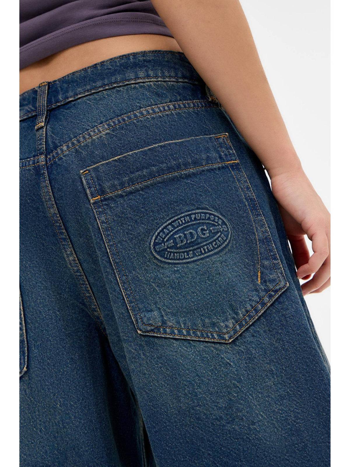 Jaya Texan Turn Up Blue Jeans | BG78 - view 3