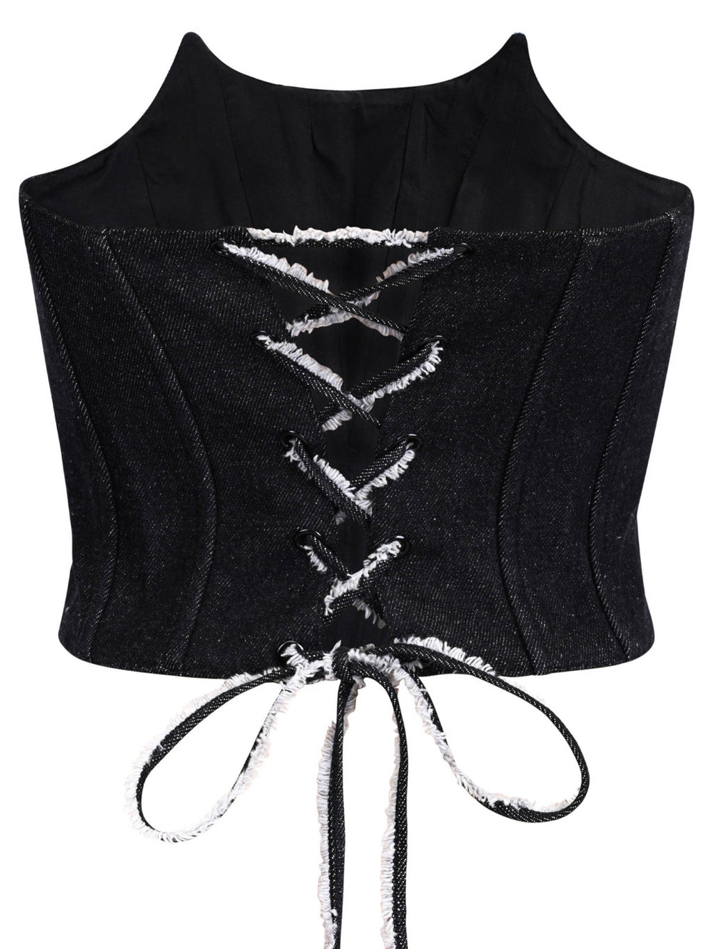 Two Tone Denim Top- Strapless | TT90 - view 6