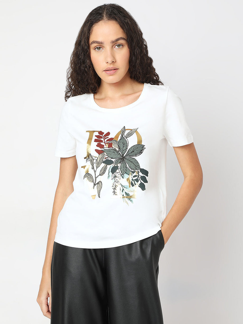 White Printed T-Shirts