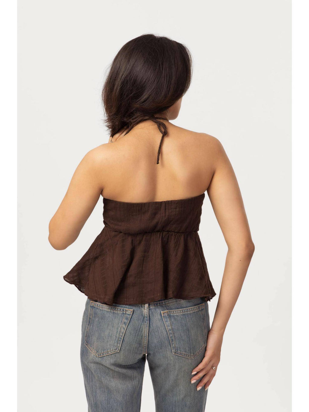 Halter Top With Slit | HT67 - view 2