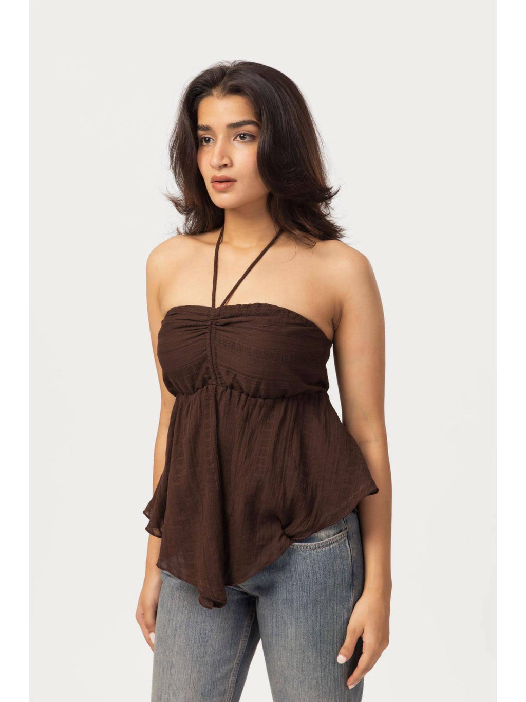 Halter Top With Slit | HT67 - view 3