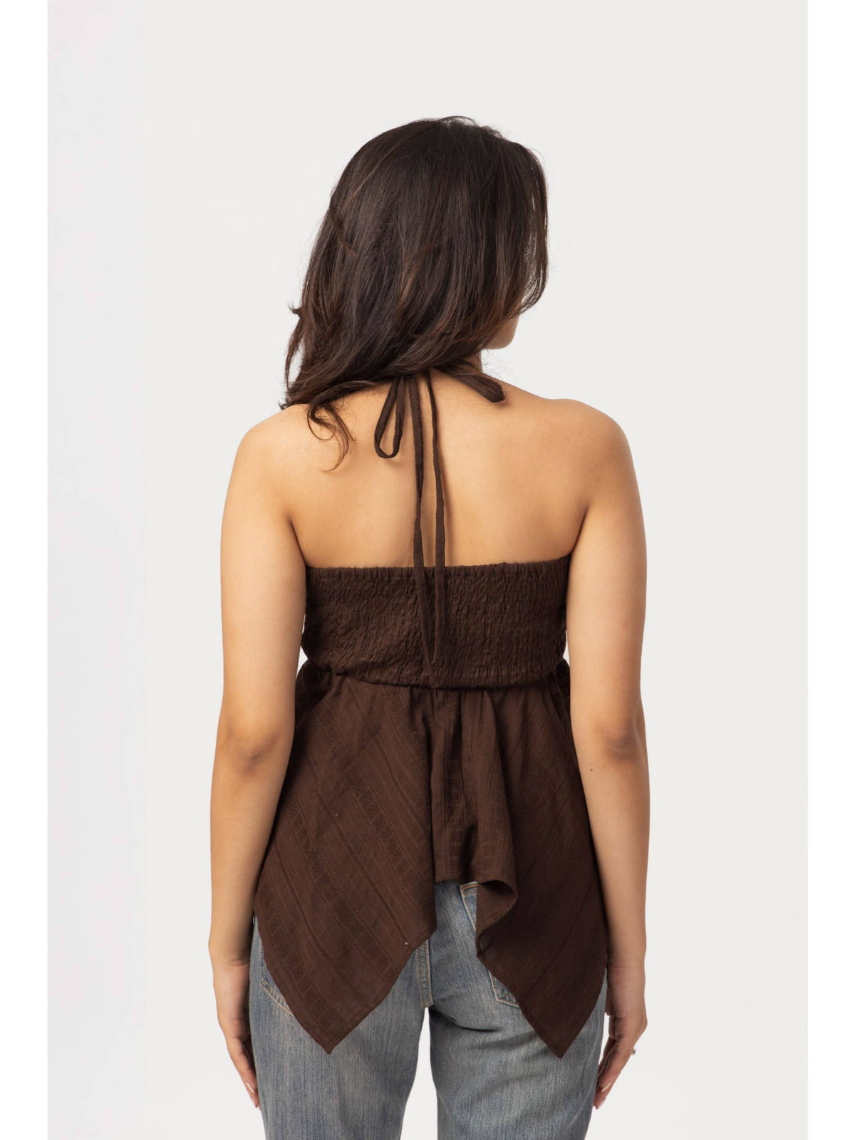 Maroon Women Halter Top | HT67 - view 5