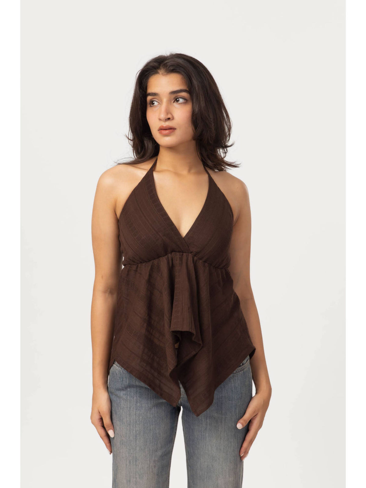 Maroon Women Halter Top | HT67 - view 6