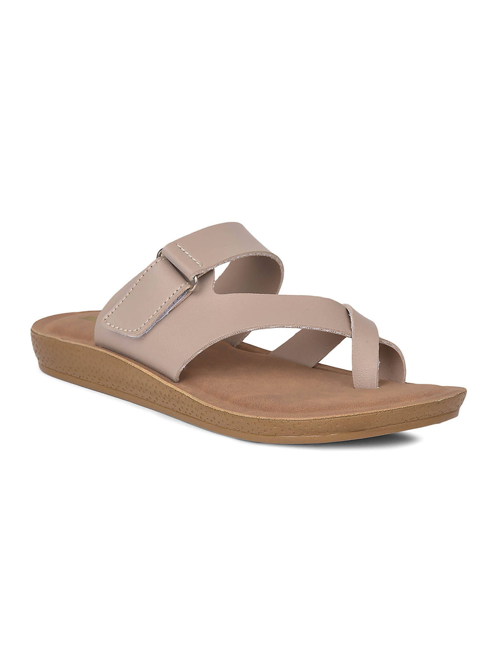 Beige Toe Ring Sandals for Women | SD89 - view 1