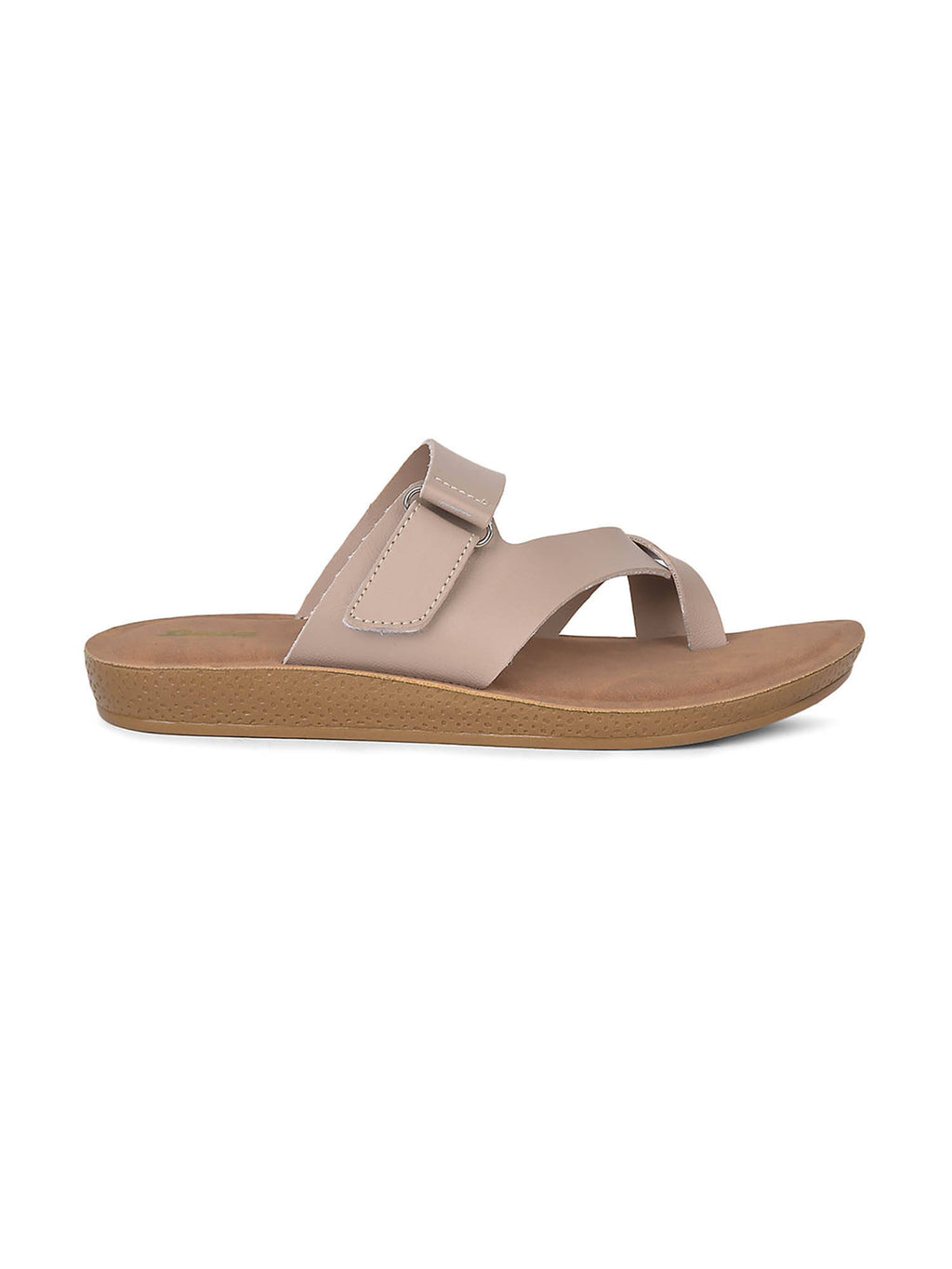 Beige Toe Ring Sandals for Women | SD89 - view 2