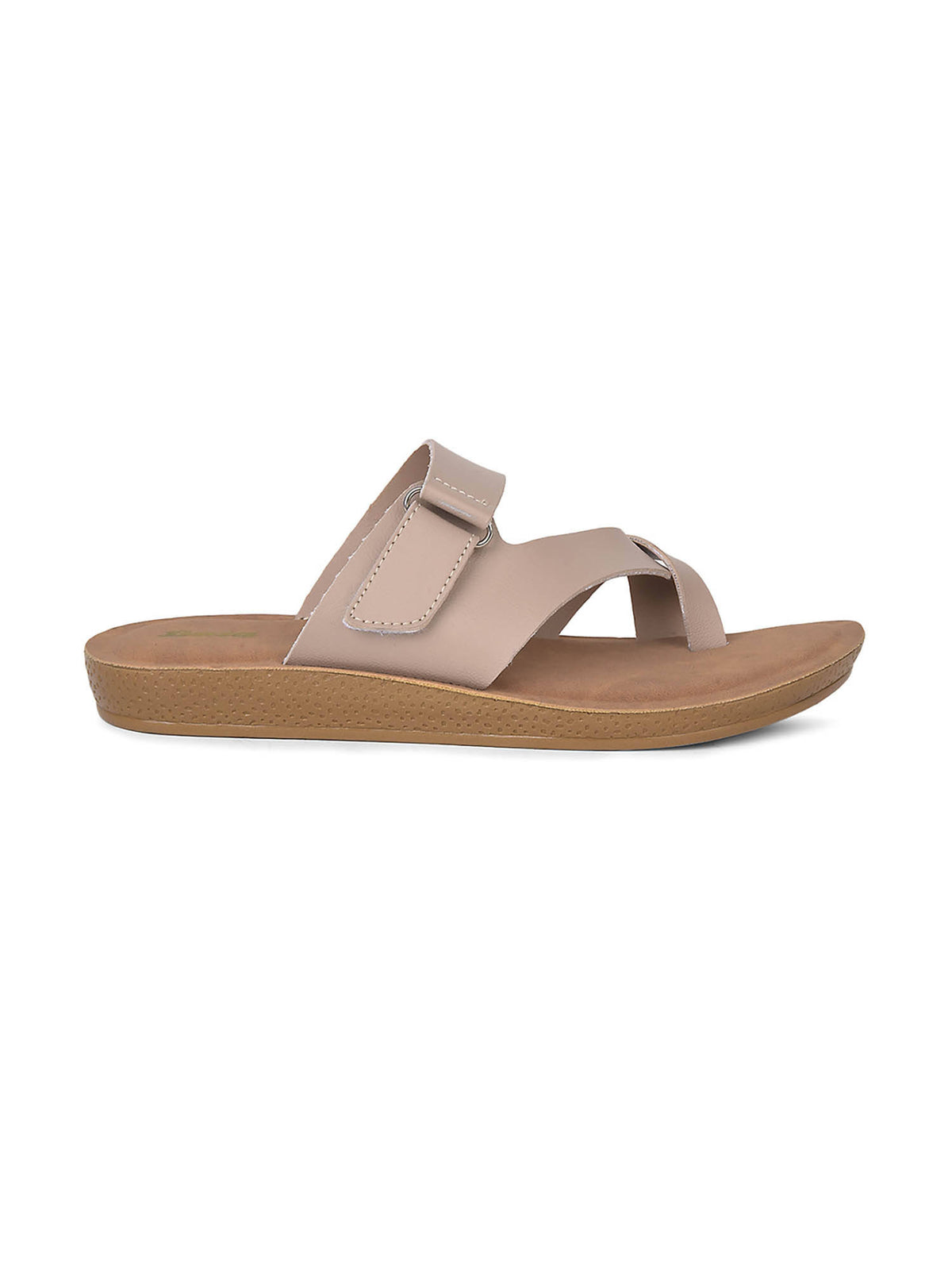Beige Toe Ring Sandals for Women | SD89 - view 2