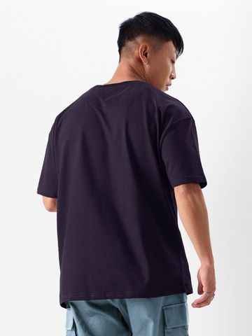 Buy Solids: Berry Oversized T-Shirts Online OS23