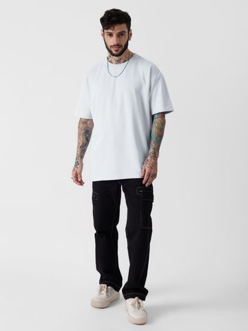Buy Solids: White (Oversized) T-Shirts Online OS23