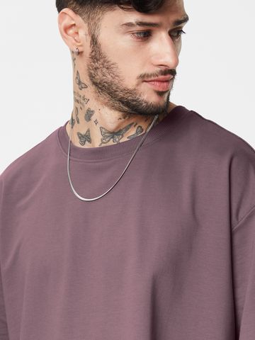 Buy Solid Mauve Oversized T-shirt Online OS23