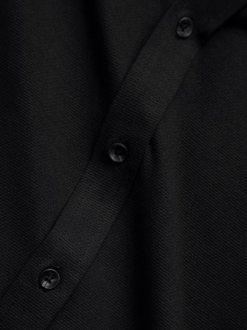 Buy Solids: Black Knit Shirt Online C76