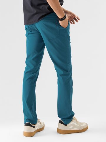 Buy Solids: Steel Blue Grey Men Cotton Pants Online F56