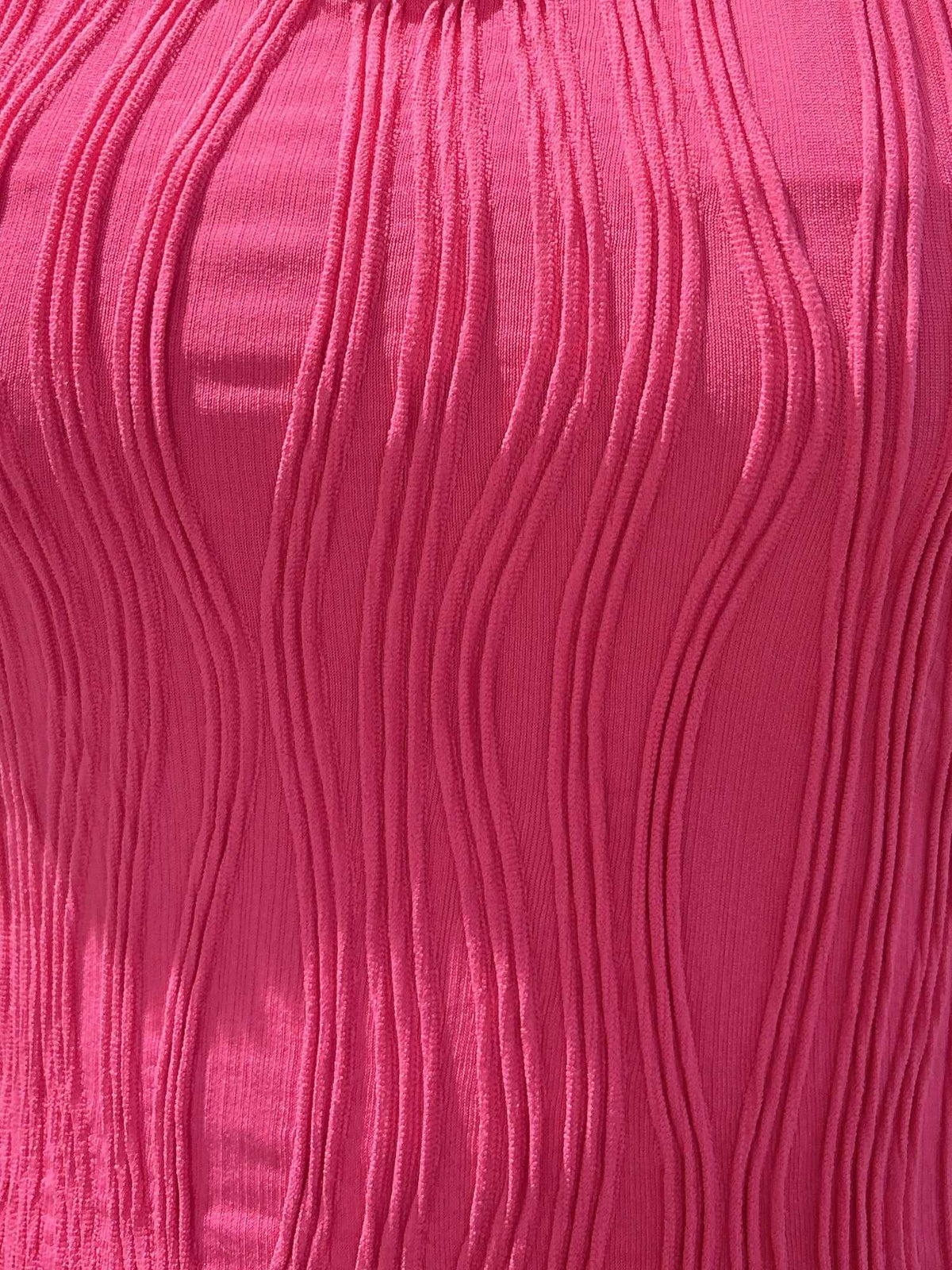 Pink Backless Halter-Neck Crop Top | CT61 - view 6