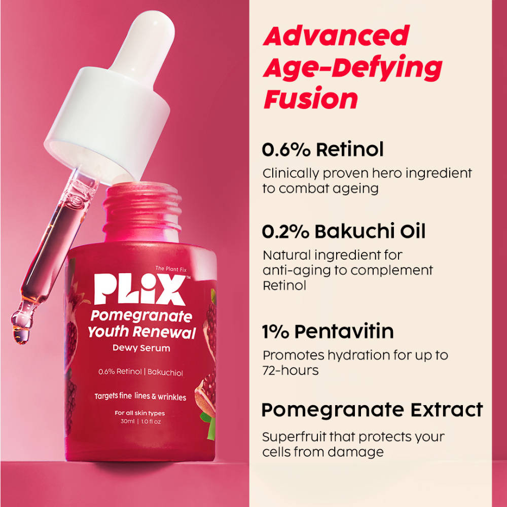 The Plant Fix Plix Pomegranate Youth Renewal 4-Step Skincare Combo | PL1 - view 3
