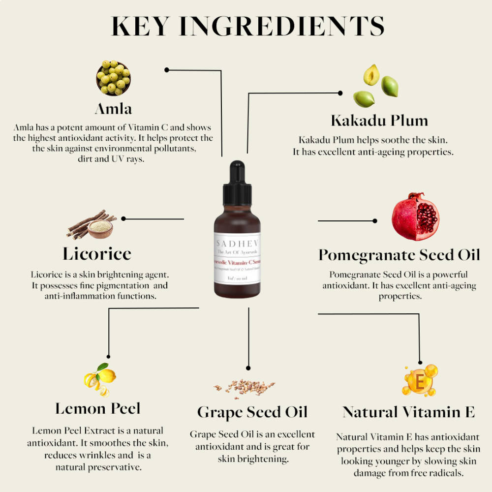 Ayurvedic Vitamin C Face Serum | Z8 - view 3