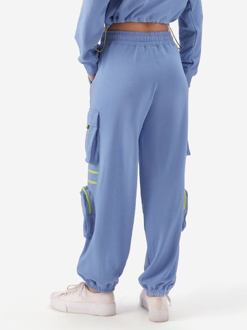 Periwinkle Utility Joggers Women Cargo Joggers JB65