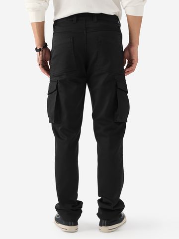 Buy Solids: Onyx Men Cargo Pants Online F56