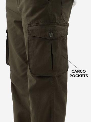 Buy TSS Originals: Brown Town Men Cargo Pants Online F56