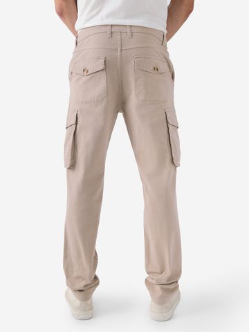 Buy Solids: Beige Men Cargo Pants Online F56