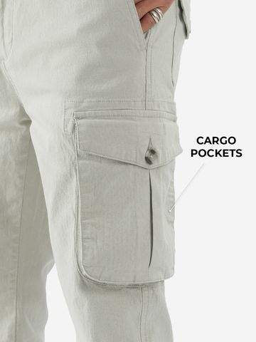 Buy TSS Originals: Square Grey Men Cargo Pants Online F56