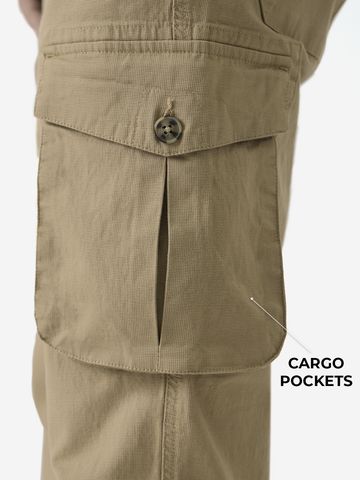 Buy TSS Originals: Lined Beige Men Cargo Pants Online F56