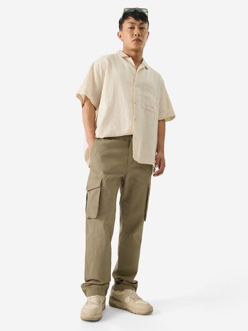 Buy TSS Originals: Lined Beige Men Cargo Pants Online F56