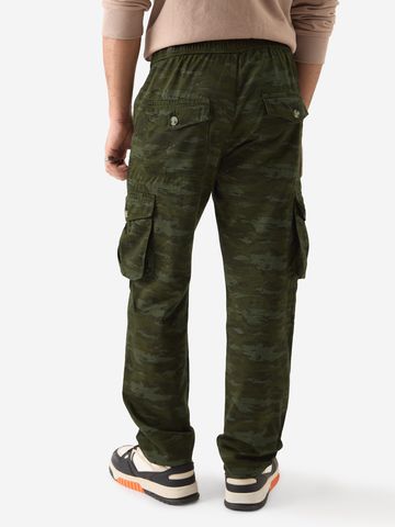 Buy Solids: Light Olive Men Cargo Pants Online F56