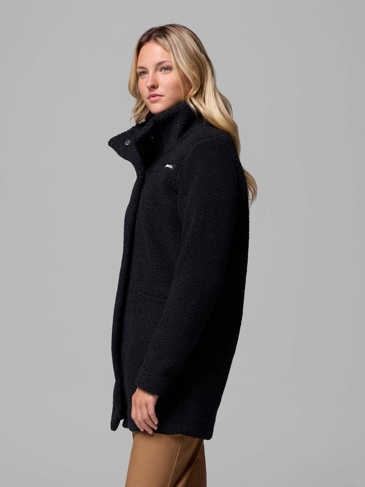 Black Panorama Fleece Jacket | JK12 - view 4