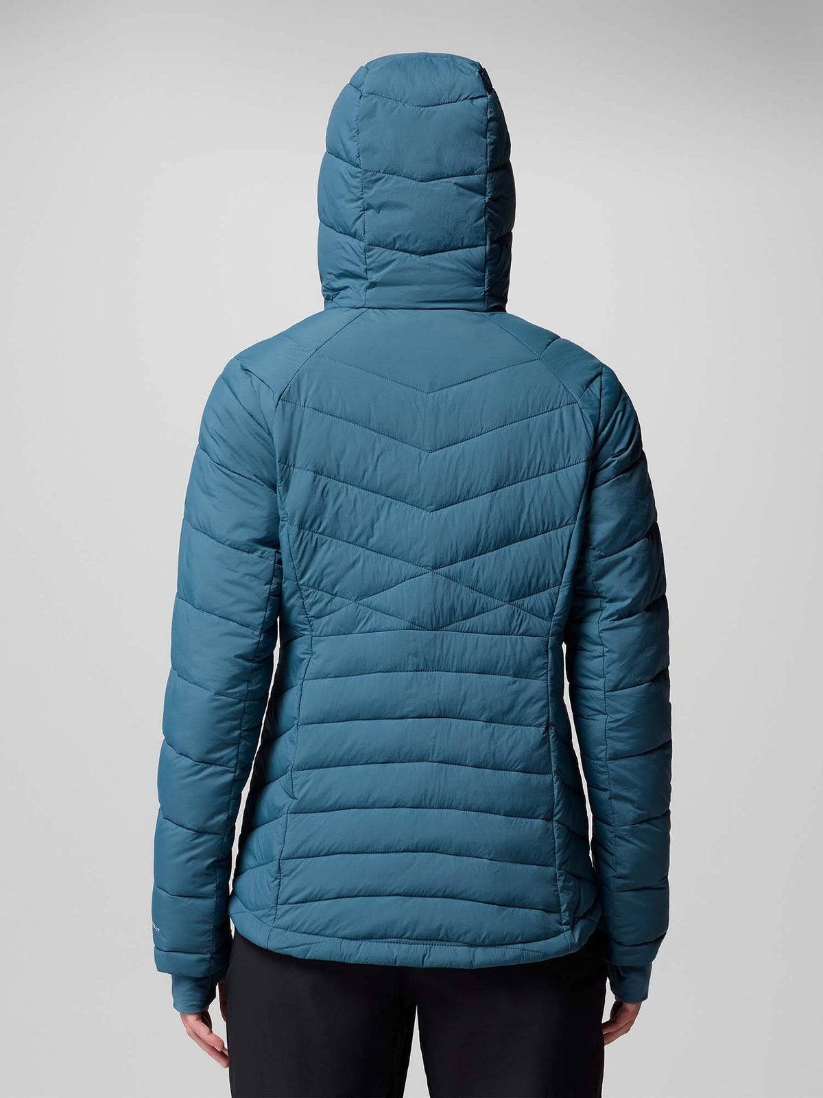 Women Teal Omni-Heat Infinity Joy Peak Down Jacket upto -10°c | JK12 - view 4