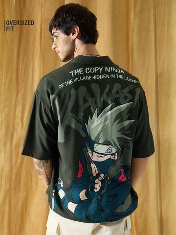 Buy Naruto: Kakashi Ninja Men Oversized Shirt Online C76