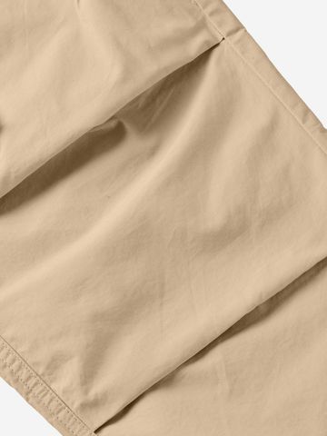 Buy Solids: Creamy Beige Men Parachute Pants Online F56