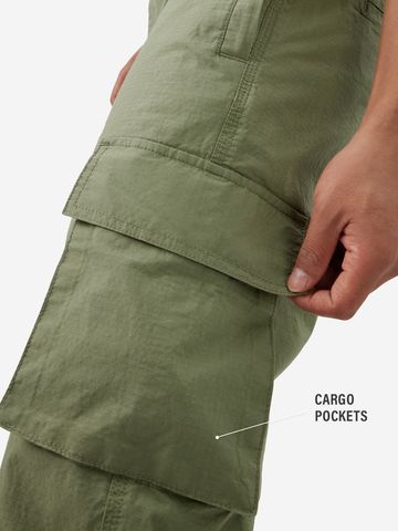 Buy Solids: Fern Green Men Cargo Joggers Online F56