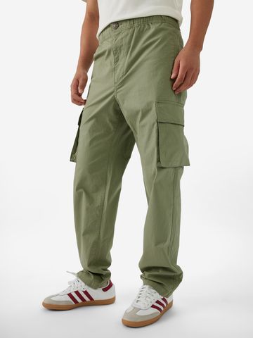 Buy Solids: Fern Green Men Cargo Joggers Online F56