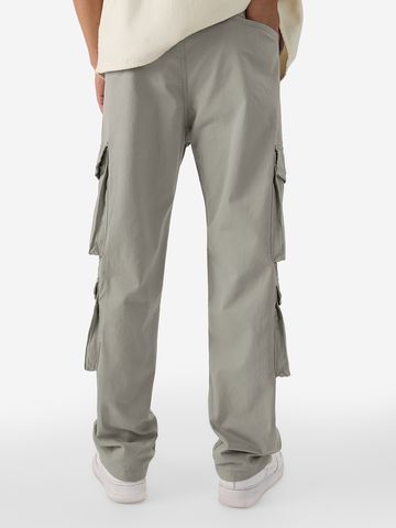 Buy Solids: Dark Grey Men Cargo Pants Online F56
