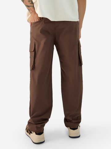 Buy Solids: Mocha Brown Men Parachute Pants Online F56