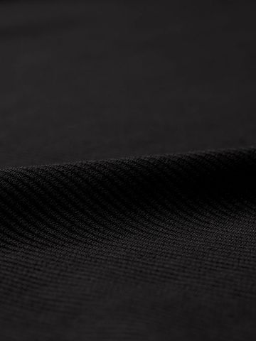 Buy Solids: Regal Black Oversized Polo Online P09